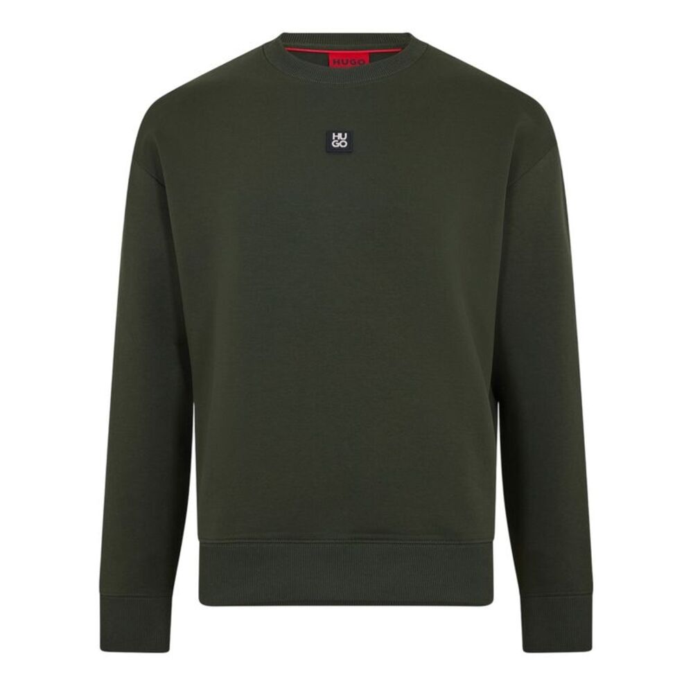 Hugo Mens Dettil Crew Neck Sweatshirt / Dark Green